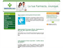Tablet Screenshot of federfarma-bo.it